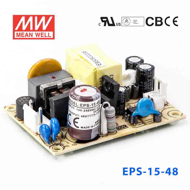 EPS-15-48 MEAN WELL Power Supply | HTD Electronics