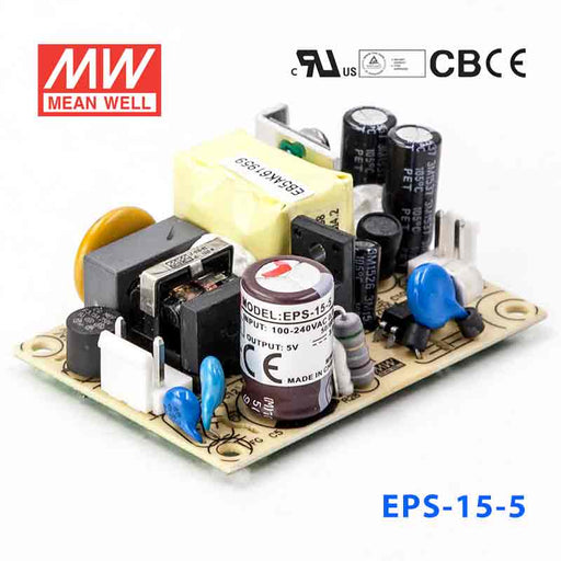 EPS-15-5 MEAN WELL Power Supply | HTD Electronics