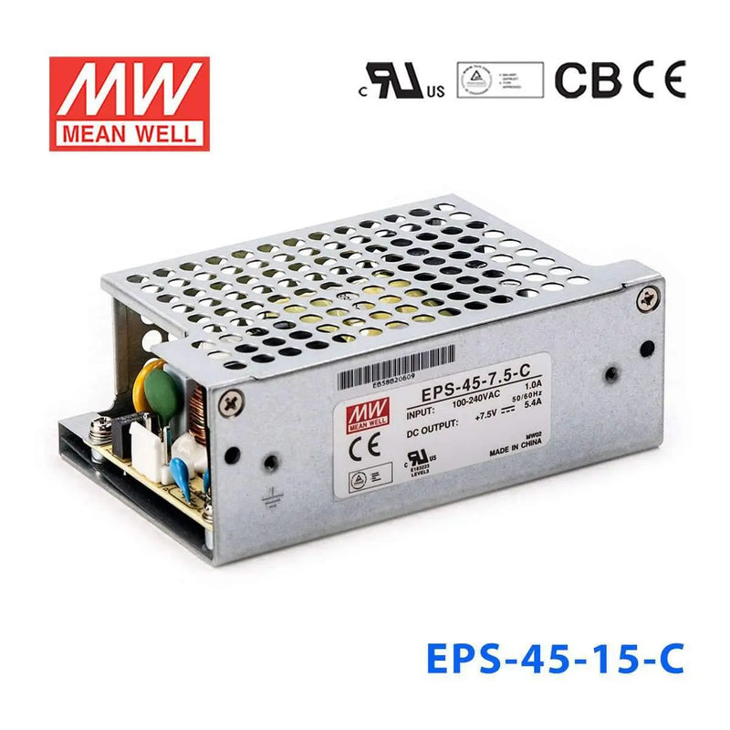 EPS-45-15-C MEAN WELL Power Supply | HTD Electronics