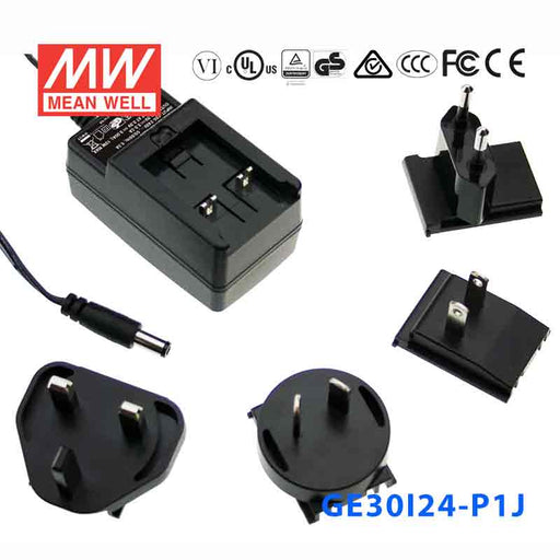 GE30I24-P1J MEAN WELL Power Supply | HTD Electronics