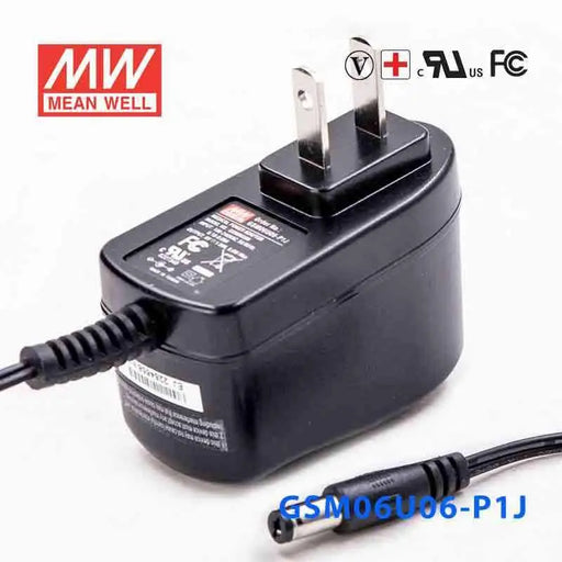 GSM06U06-P1J MEAN WELL Power Supply | HTD Electronics