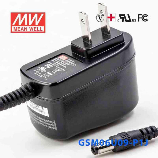 GSM06U09-P1J MEAN WELL Power Supply | HTD Electronics
