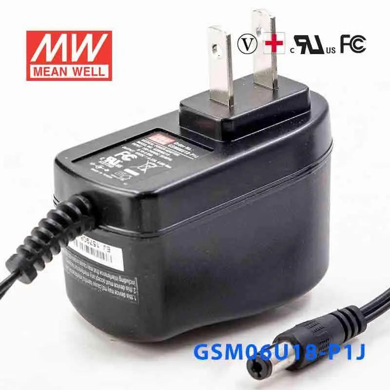 GSM06U18-P1J MEAN WELL Power Supply | HTD Electronics