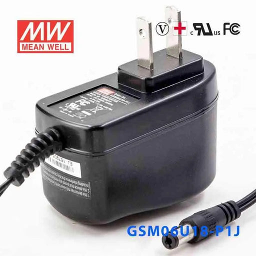 GSM06U18-P1J MEAN WELL Power Supply | HTD Electronics