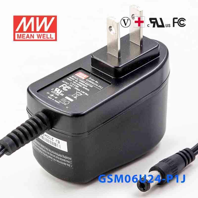 GSM06U24-P1J MEAN WELL Power Supply | HTD Electronics