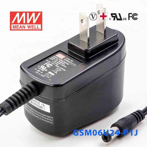 GSM06U24-P1J MEAN WELL Power Supply | HTD Electronics