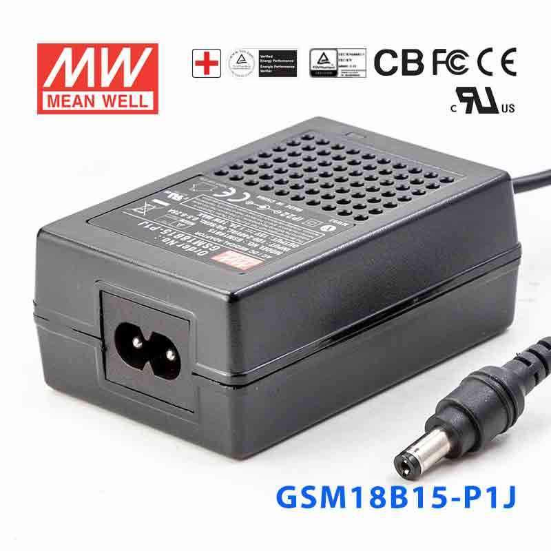 GSM18B15-P1J MEAN WELL Power Supply | HTD Electronics