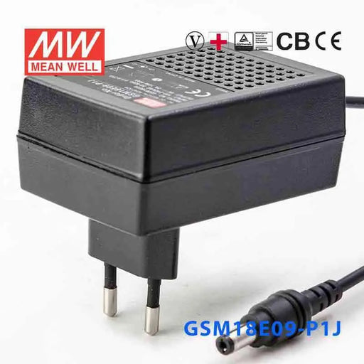 GSM18E09-P1J MEAN WELL Power Supply | HTD Electronics