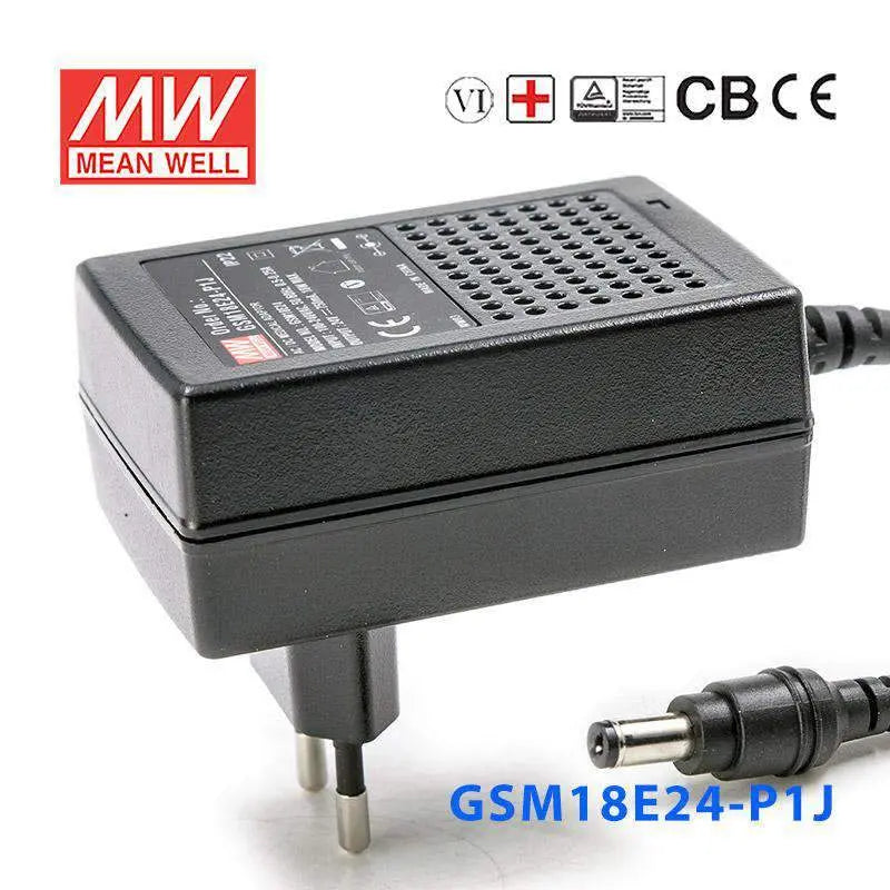 GSM18E24-P1J MEAN WELL Power Supply | HTD Electronics