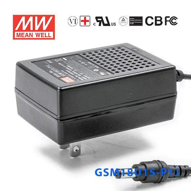 GSM18U15-P1J MEAN WELL Power Supply | HTD Electronics
