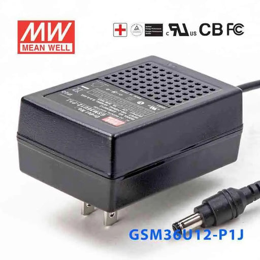 GSM36U12-P1J MEAN WELL Power Supply | HTD Electronics