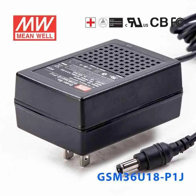 GSM36U18-P1J MEAN WELL Power Supply | HTD Electronics