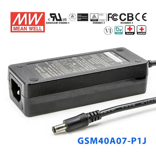 GSM40A07-P1J MEAN WELL Power Supply | HTD Electronics