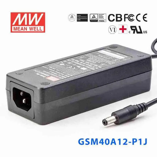 GSM40A12-P1J MEAN WELL Power Supply | HTD Electronics