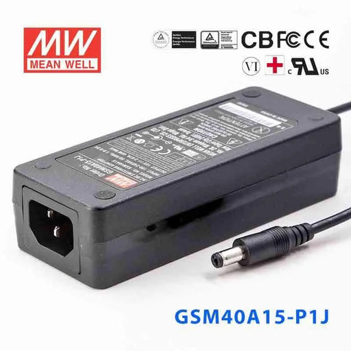 GSM40A15-P1J MEAN WELL Power Supply | HTD Electronics