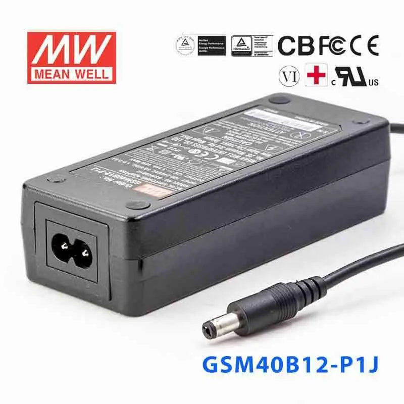 GSM40B12-P1J MEAN WELL Power Supply | HTD Electronics