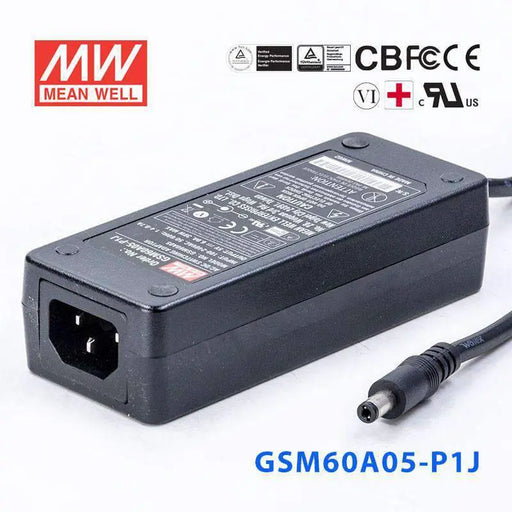 GSM60A05-P1J MEAN WELL Power Supply | HTD Electronics