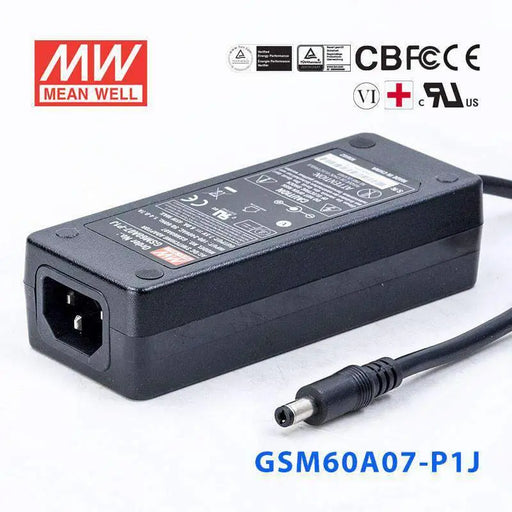 GSM60A07-P1J MEAN WELL Power Supply | HTD Electronics