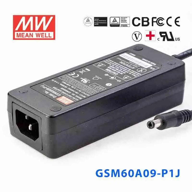 GSM60A09-P1J MEAN WELL Power Supply | HTD Electronics