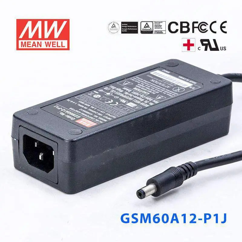 GSM60A12-P1J MEAN WELL Power Supply | HTD Electronics
