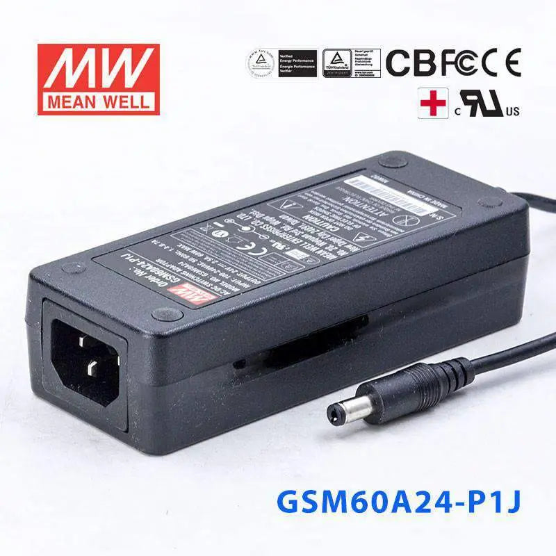 GSM60A24-P1J MEAN WELL Power Supply | HTD Electronics
