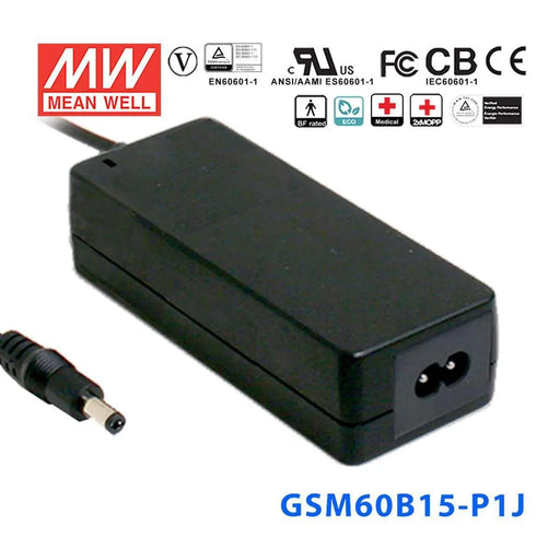 GSM60B15-P1J MEAN WELL Power Supply | HTD Electronics
