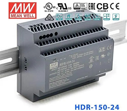 HDR-150-24 MEAN WELL Power Supply | HTD Electronics