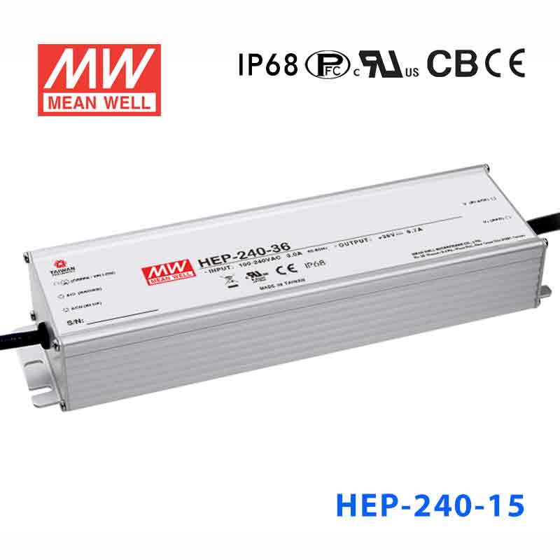HEP-240-15A MEAN WELL Power Supply | HTD Electronics