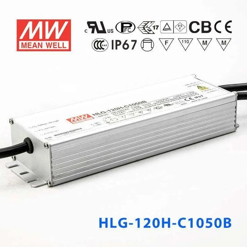 HLG-120H-C1050B MEAN WELL Power Supply | HTD Electronics