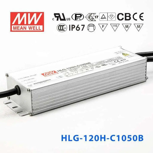 HLG-120H-C1050B MEAN WELL Power Supply | HTD Electronics