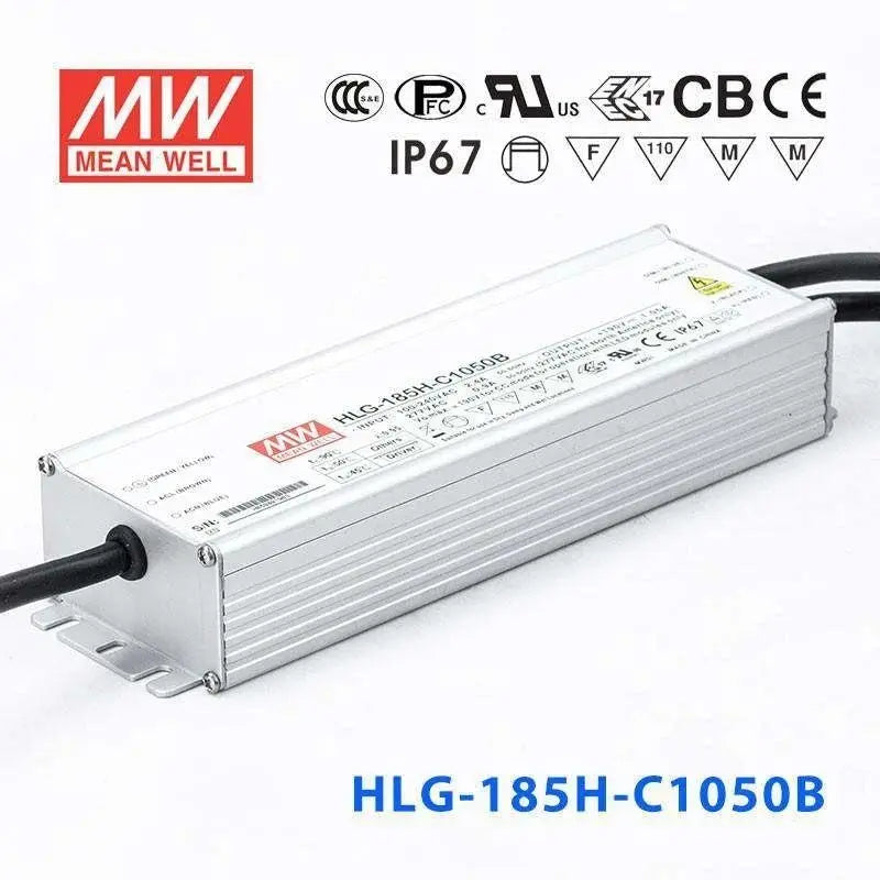 HLG-185H-C1050B MEAN WELL Power Supply | HTD Electronics
