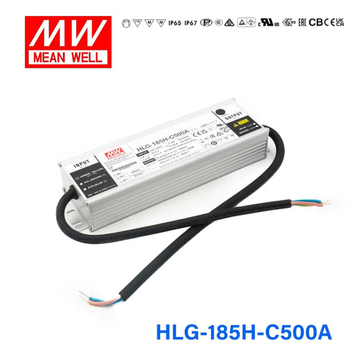 HLG-185H-C500A MEAN WELL Power Supply | HTD Electronics