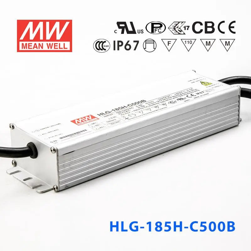 HLG-185H-C500AB MEAN WELL Power Supply | HTD Electronics