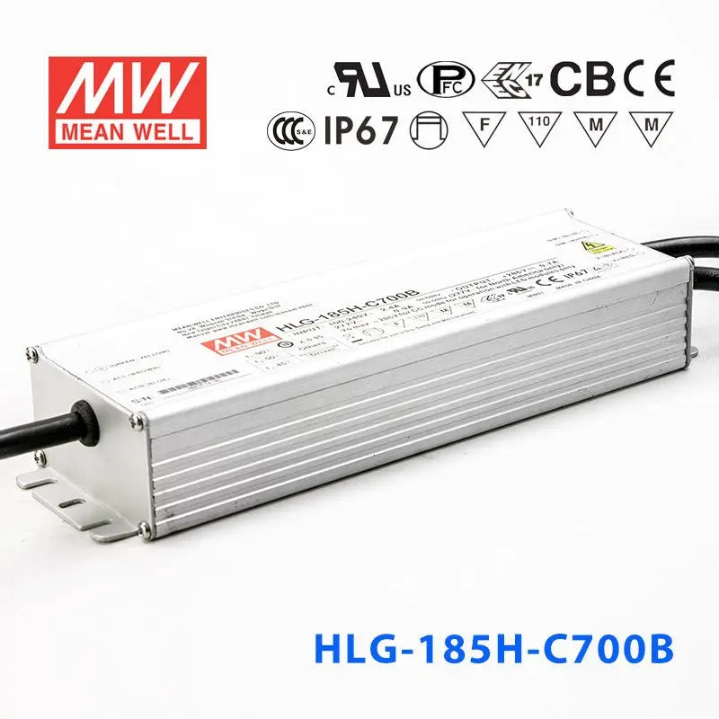 HLG-185H-C700AB MEAN WELL Power Supply | HTD Electronics