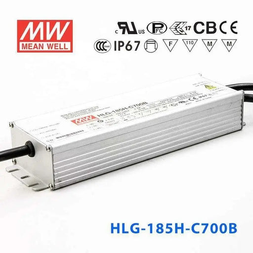 HLG-185H-C700B MEAN WELL Power Supply | HTD Electronics