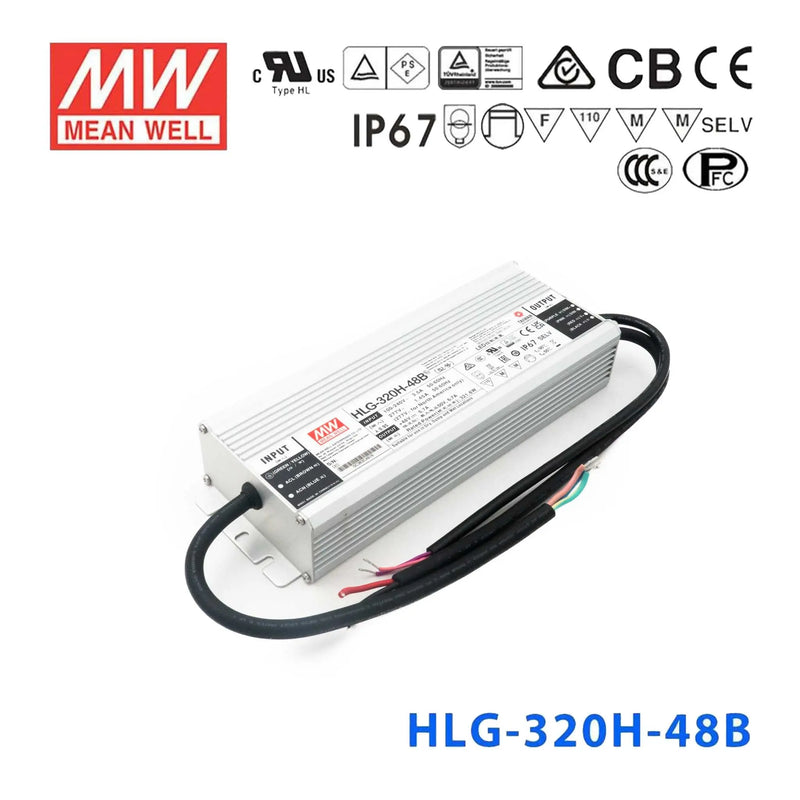 HLG-320H-48B MEAN WELL Power Supply | HTD Electronics
