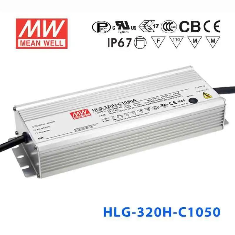 HLG-320H-C1050B MEAN WELL Power Supply | HTD Electronics