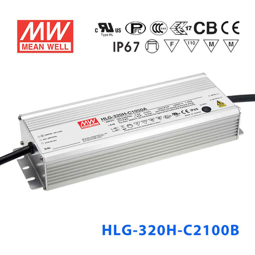 HLG-320H-C2100AB MEAN WELL Power Supply | HTD Electronics
