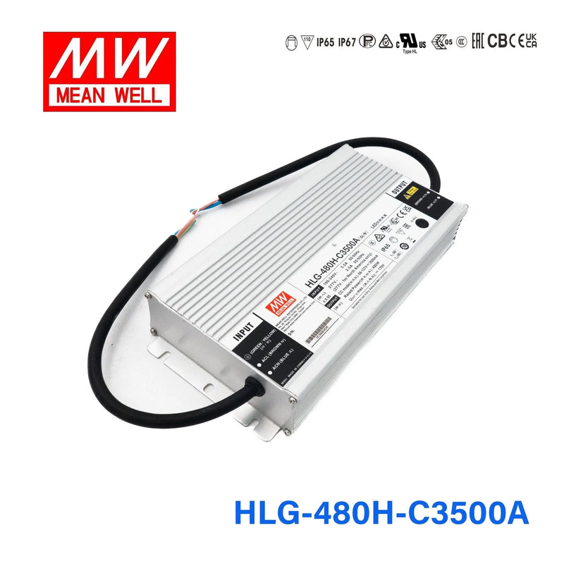 HLG-480H-C3500A MEAN WELL Power Supply | HTD Electronics