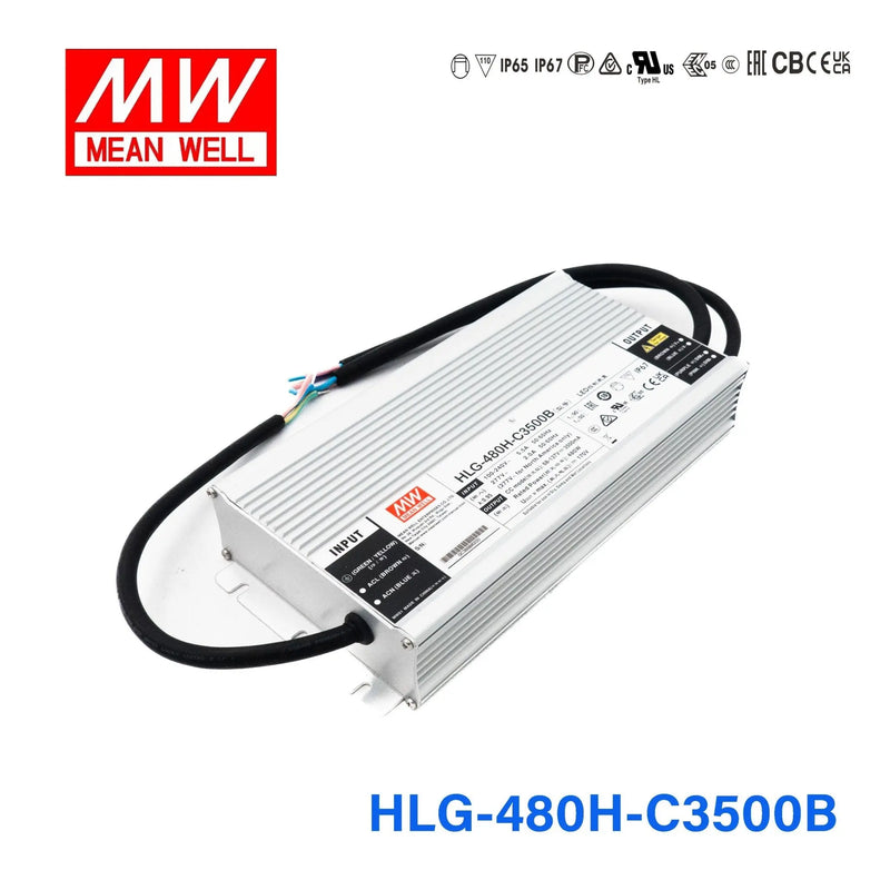HLG-480H-C3500B MEAN WELL Power Supply | HTD Electronics