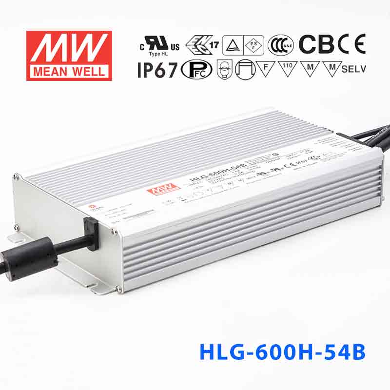HLG-600H-54AB MEAN WELL Power Supply | HTD Electronics