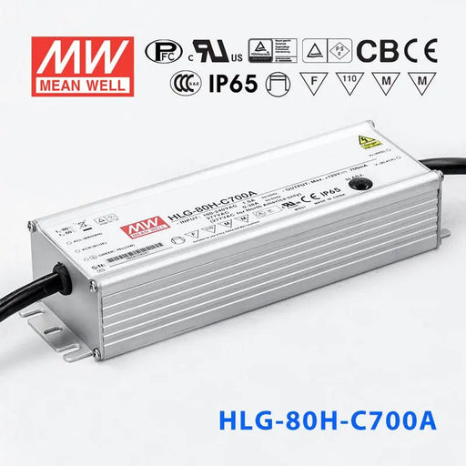 HLG-80H-C700AB MEAN WELL Power Supply | HTD Electronics