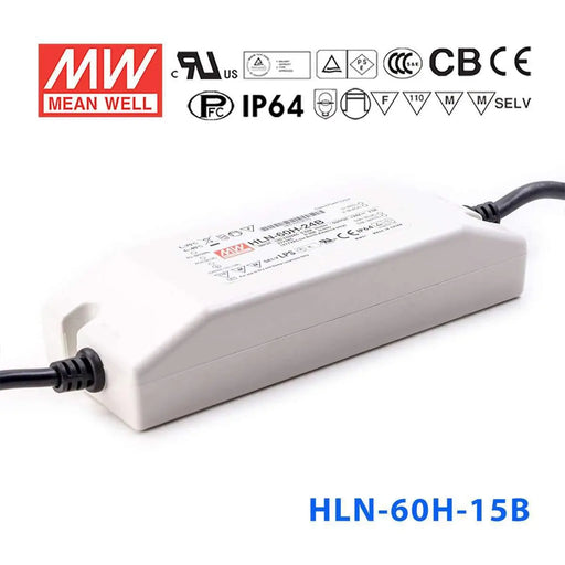 HLN-60H-15B MEAN WELL Power Supply | HTD Electronics