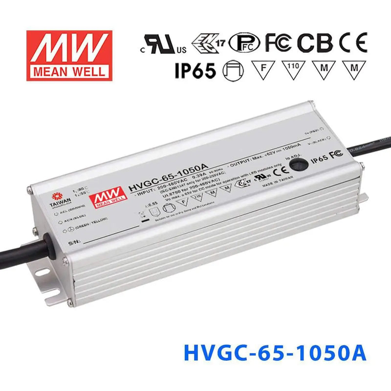 HVGC-65-1050A MEAN WELL Power Supply | HTD Electronics