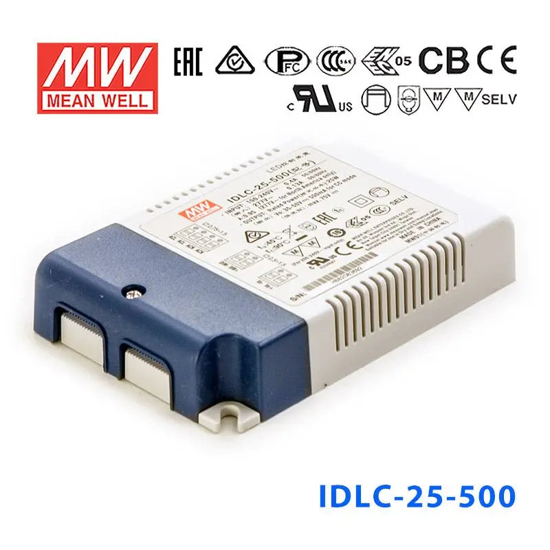 IDLC-25A-500 MEAN WELL Power Supply | HTD Electronics