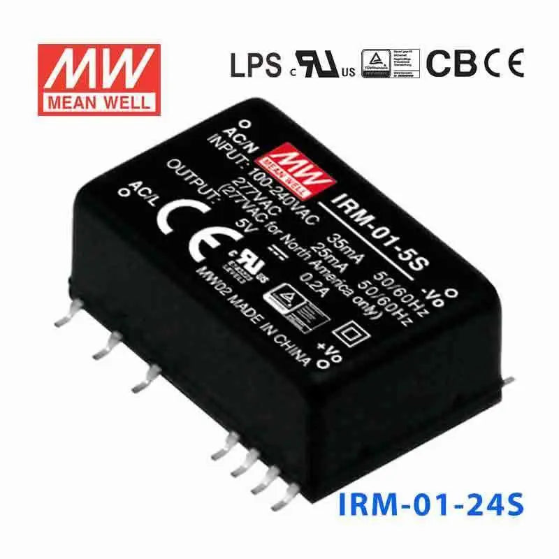 IRM-01-24S MEAN WELL Power Supply | HTD Electronics