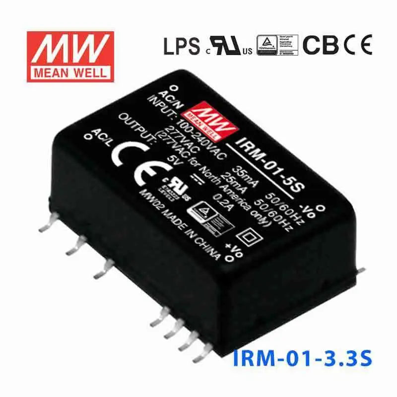 IRM-01-3.3S MEAN WELL Power Supply | HTD Electronics