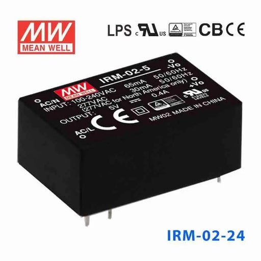 IRM-02-24 MEAN WELL Power Supply | HTD Electronics