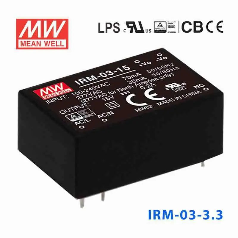 IRM-03-3.3 MEAN WELL Power Supply | HTD Electronics