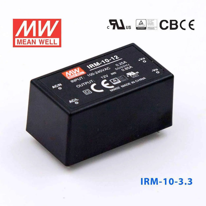 IRM-10-3.3 MEAN WELL Power Supply | HTD Electronics